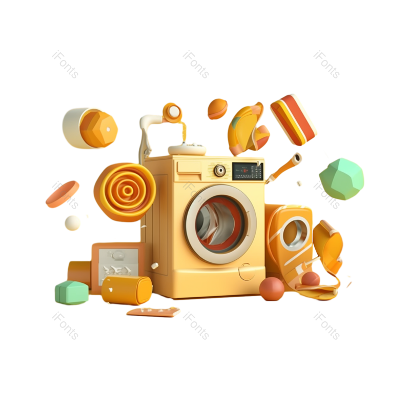 叶子图片,商品元素,橙色背景PNG,房屋免抠素材